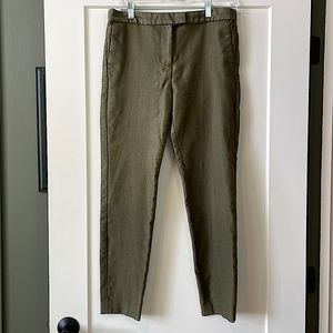 JCrew Olive green dress pants in size 8